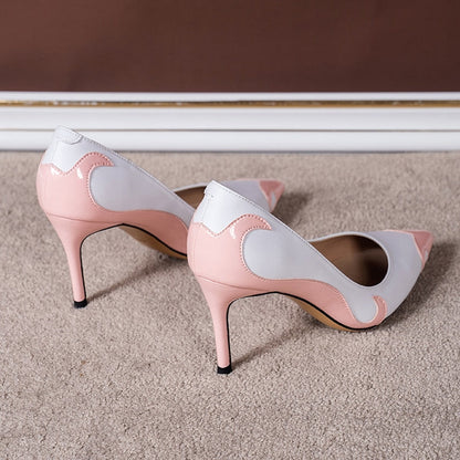 Variant image for Kvinnors Klassiska Pumpar Slip-On PU Läder-2