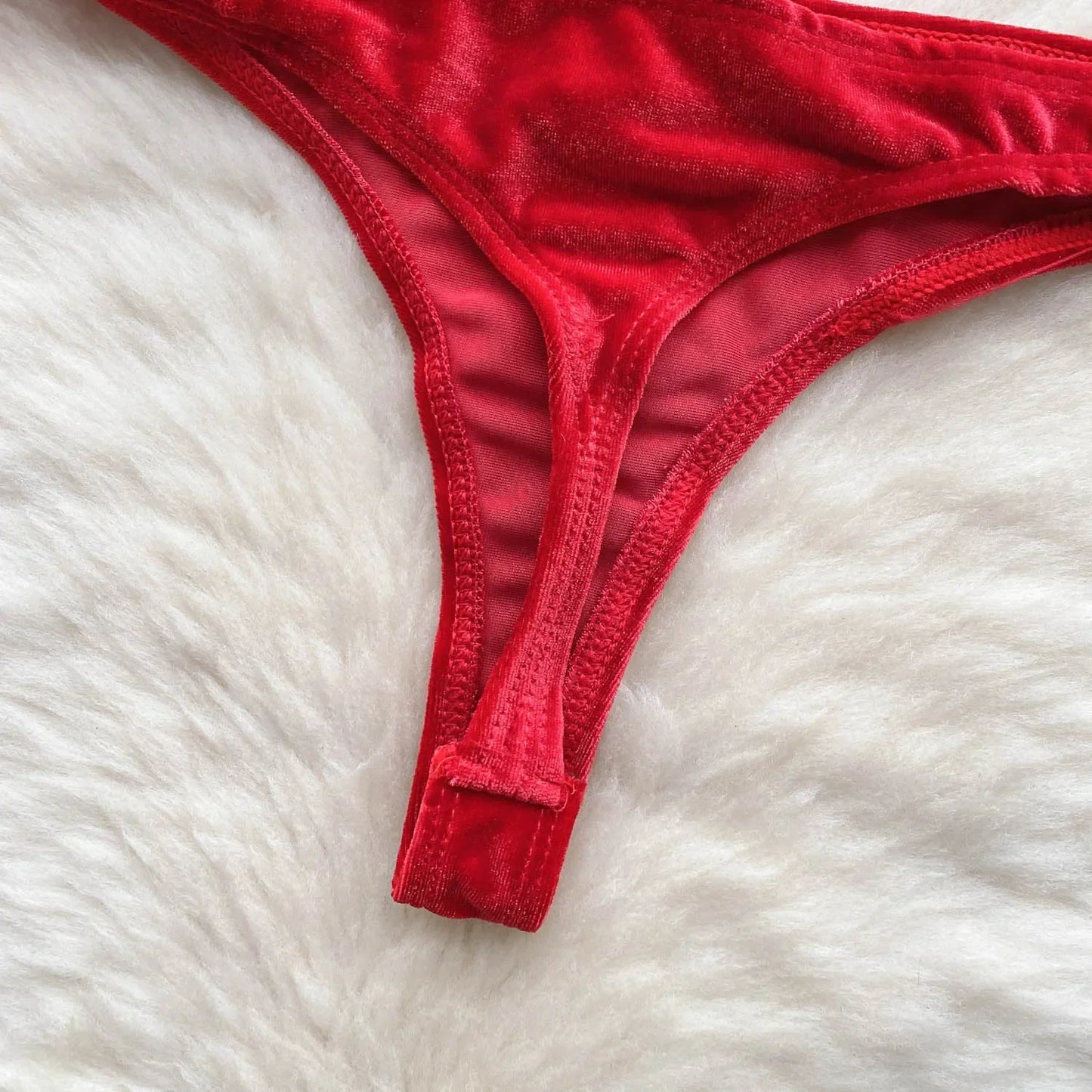 Damunderkläder Set Mjuk Nylon Snygga Underkläder Dam-5