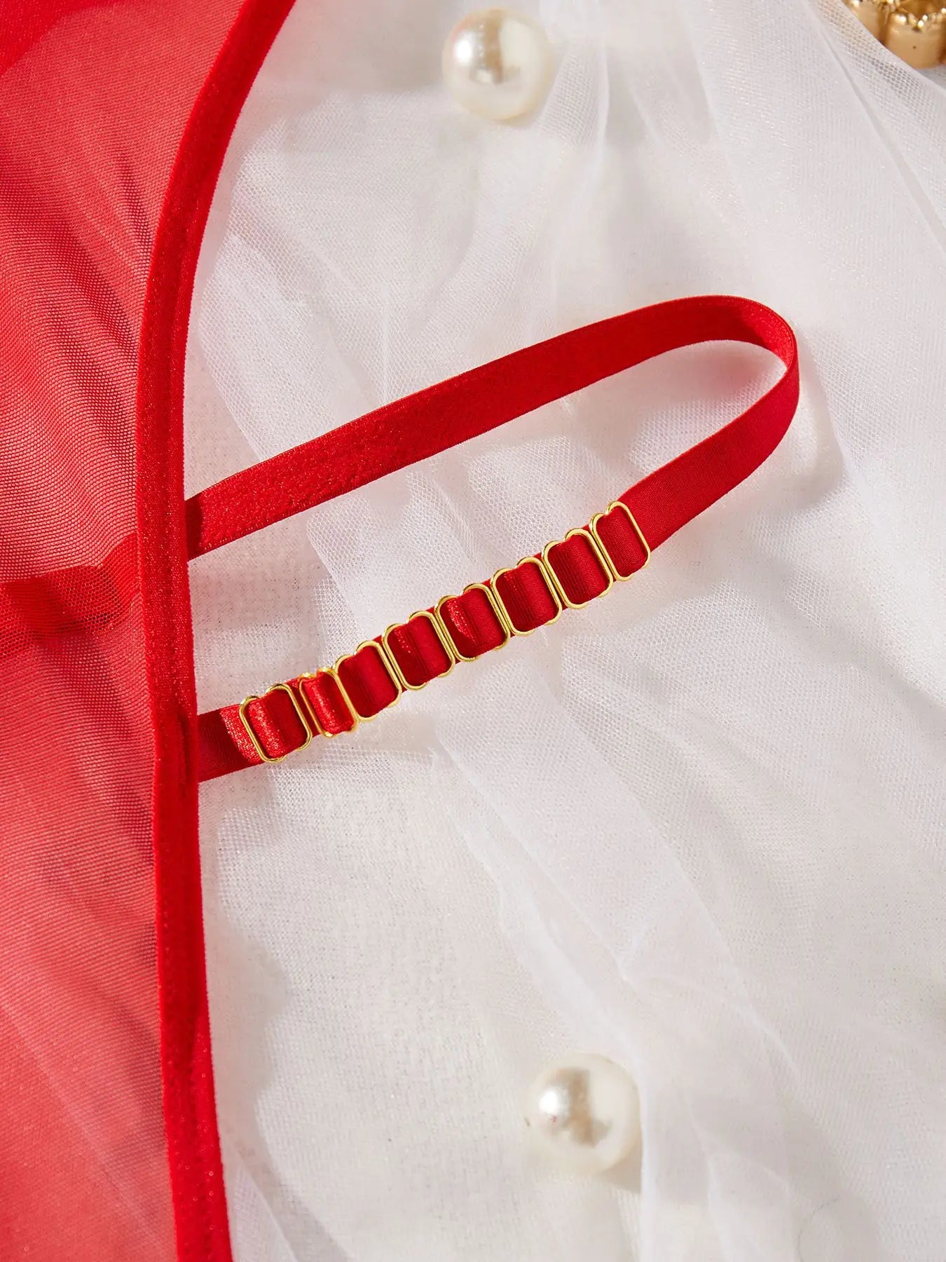 Dam Teddies Lingerie Elastisk Polyester Viskos-4