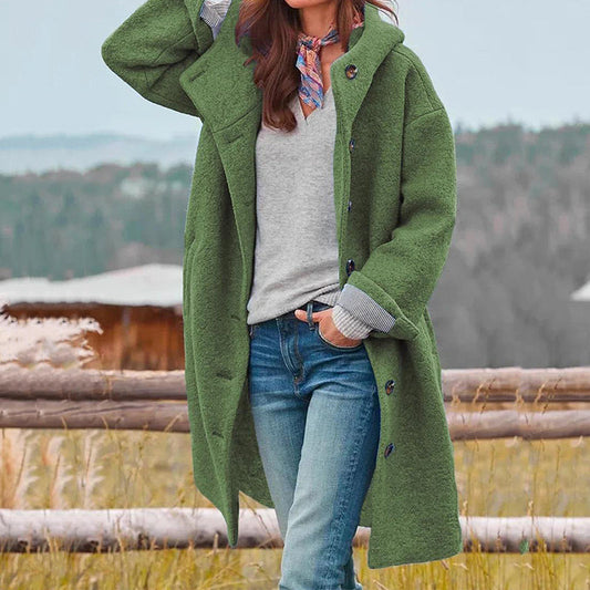 Dam Kappa Vindbrytare Casual Polyester för Höst och Vinter 1
