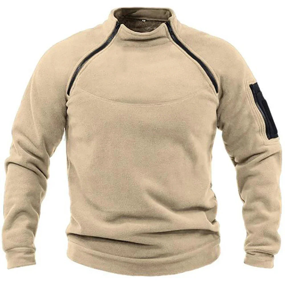Variant image for Herr Fleecejacka Vindtät Sportig Fleece för Utomhusaktiviteter-15