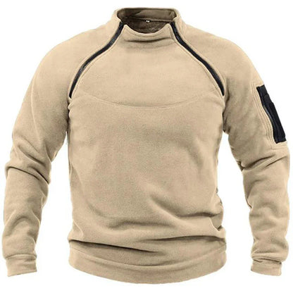 Variant image for Herr Fleecejacka Vindtät Sportig Fleece för Utomhusaktiviteter-15