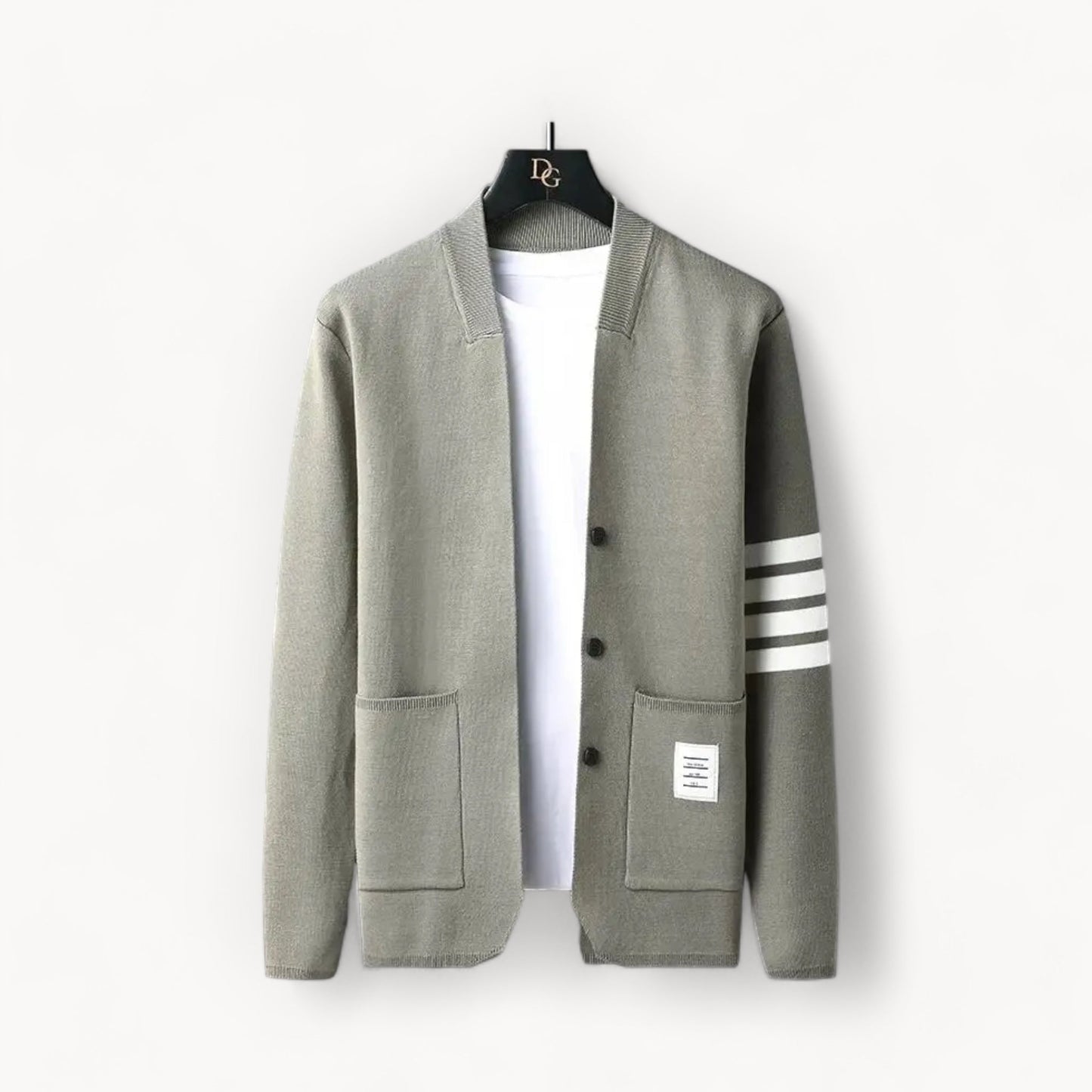 Variant image for Dam Cardigan Elegant Bomullsblandning med Fickor-11