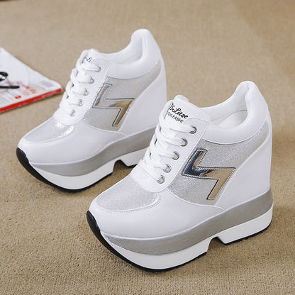 Variant image for Kvinnors Sneakers Höga Klackar Syntetiskt Läder-4