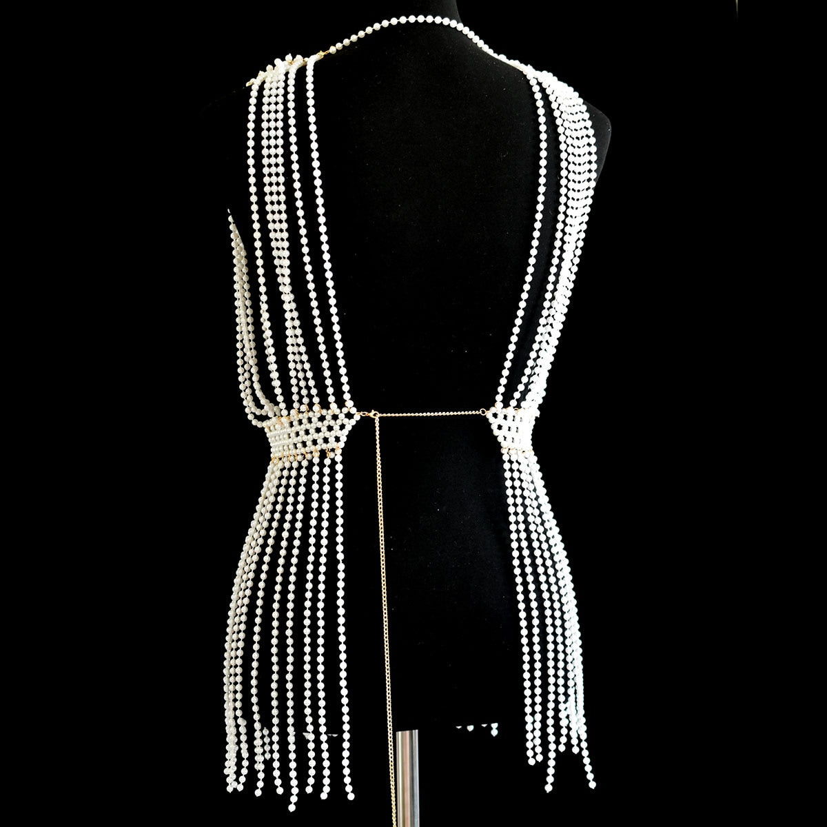 Kvinnors Halsband i Konstpärlor Elegant Kroppsmycke-6
