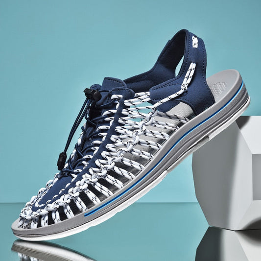 Unisex Sommarskor Justerbara Remmar Vadderad Sula Paracord-Tyg-1