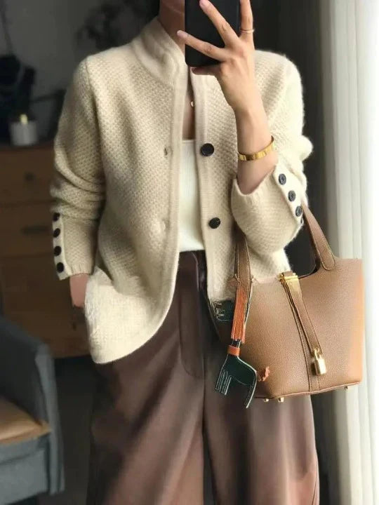 Kvinnors Kappa i Ren Kashmirull Elegant Timeless Design 4