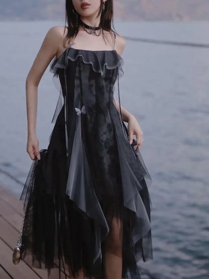 Fina Dam Klänningar Midi Utställd Polyester-3