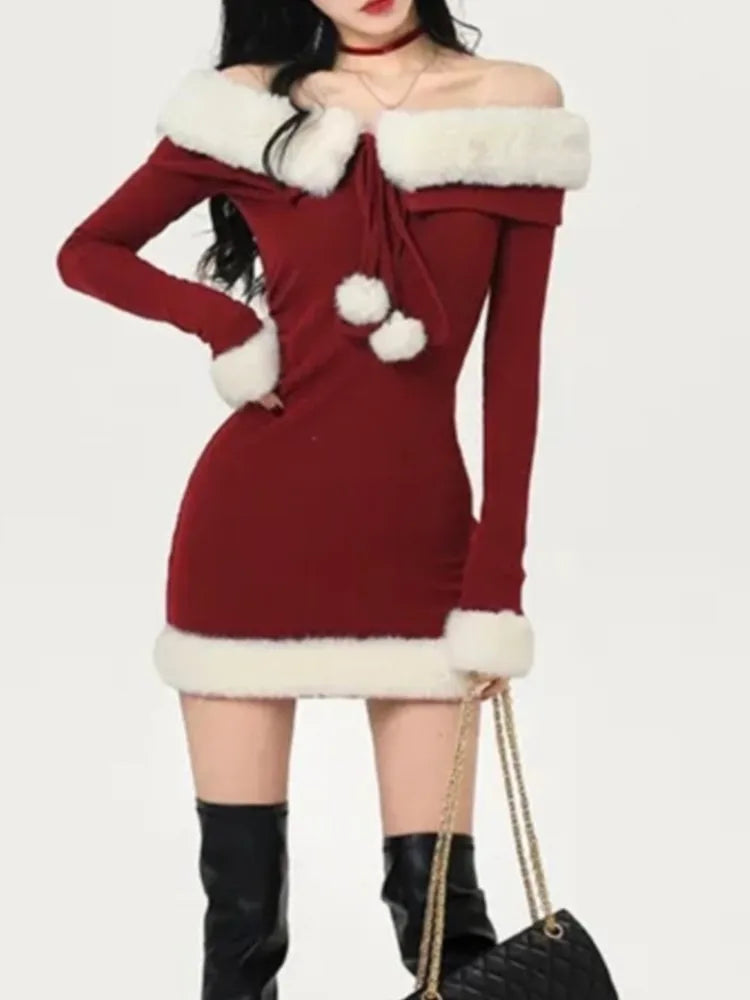 Kvinna Miniklänning Patchwork Design Polyester Regular Fit-3