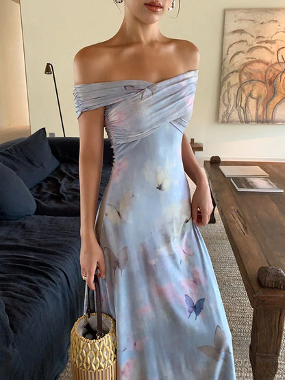 Variant image for Maxiklänning Dam Fit och Flare Bomull Polyester-4