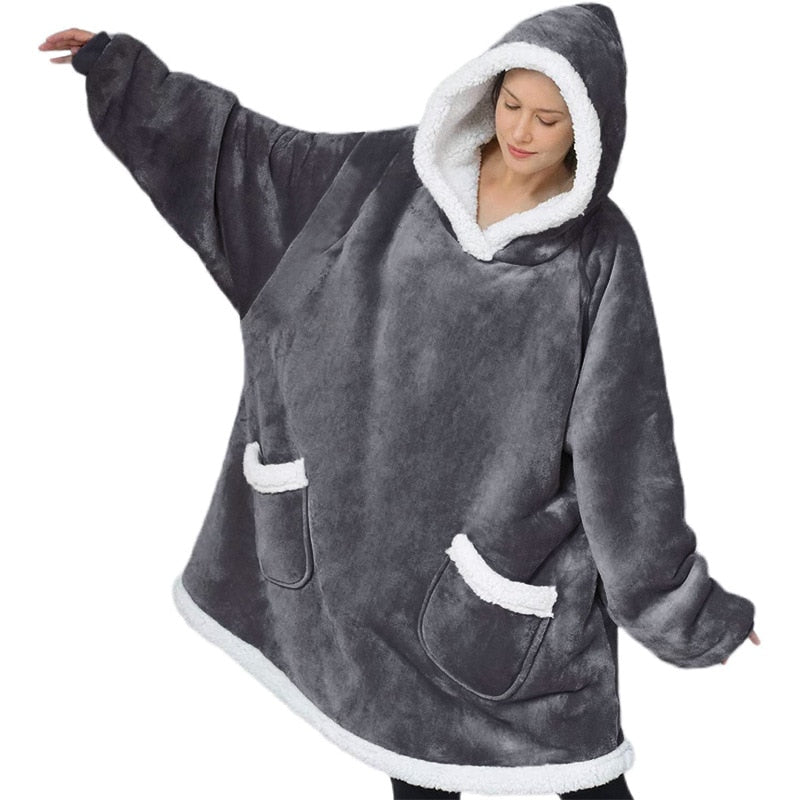 Kvinnors Fleece Tak med Ärmar Mjuk och Bekväm 11