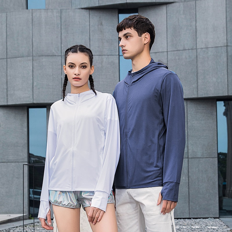 Unisex Utomhusjacka Lätt Vattentät Med UV-skydd-5