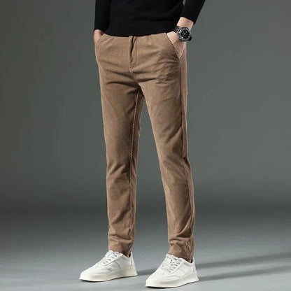 Variant image for Herrbyxor Cordhose Mjuk Kvalitet Avslappnad Design-15