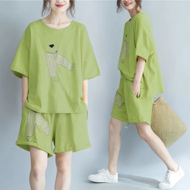 Variant image for Dam Kortärmad Blus Modern Design 100% Bomull-15