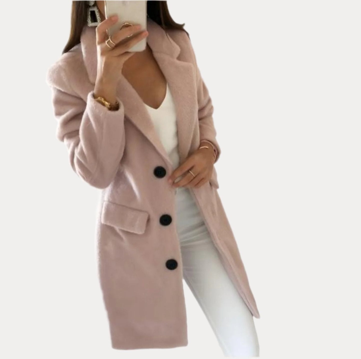 Variant image for Kvinna Kappa Slim Fit Elegant Bomull-1