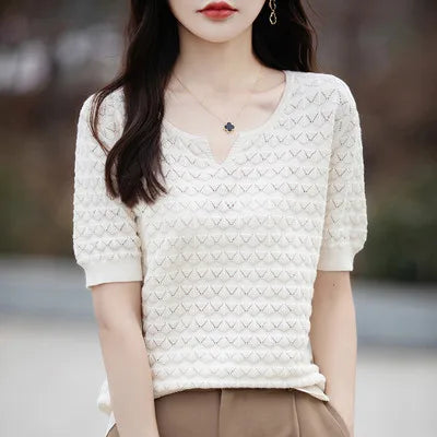 Variant image for Dam Kort Klänning Elegant Polyester för Sommar-9