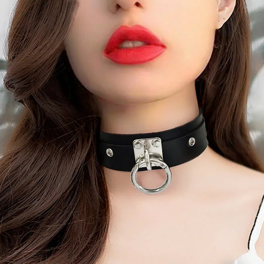Dam Chokerhalsband Rund Design Zinklegering-1