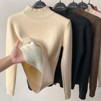 Variant image for Dam Turtleneck Tröja Långärmad Mjuk Akrylblandning-8