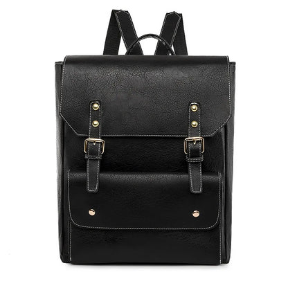 Unisex Ryggsäck Tidlös Design Syntetiskt Material med Spänne-3