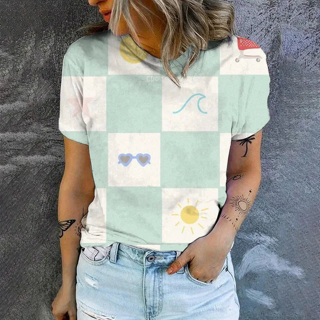 Kvinnors Kort Klänning Luftig Design 100% Bomull - Perfekt Sommarklänning för Fest och Vardag-3