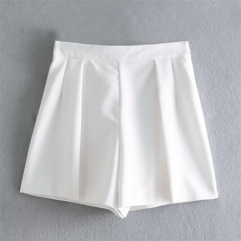 Variant image for Dam Shorts Hög Midja Monokrom Bomullsblandning-5