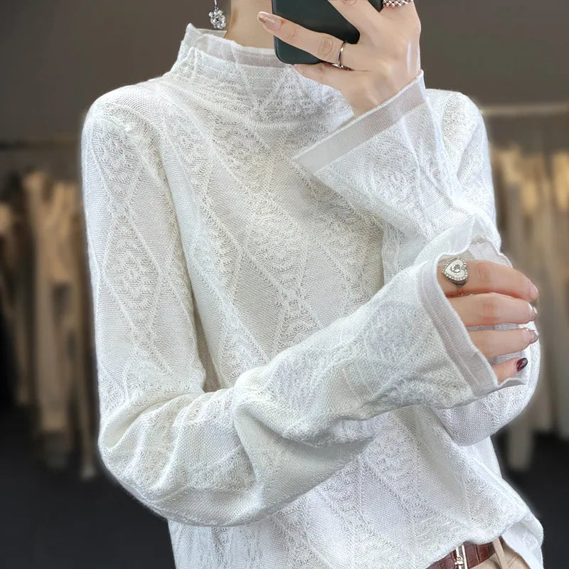 Herr Tröja Enkel Design 100% Kashmir-3