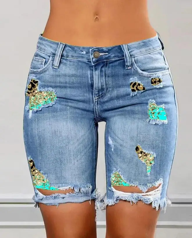 Variant image for Dam Shorts Knappstängning Polyester-26