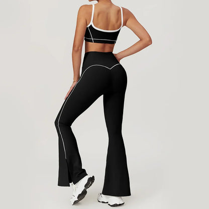 Dam Leggings Hög Midja Sportig Nylon Spandex-2