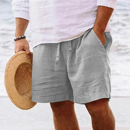 Variant image for Herr Shorts Linne Casual Modern Passform-22