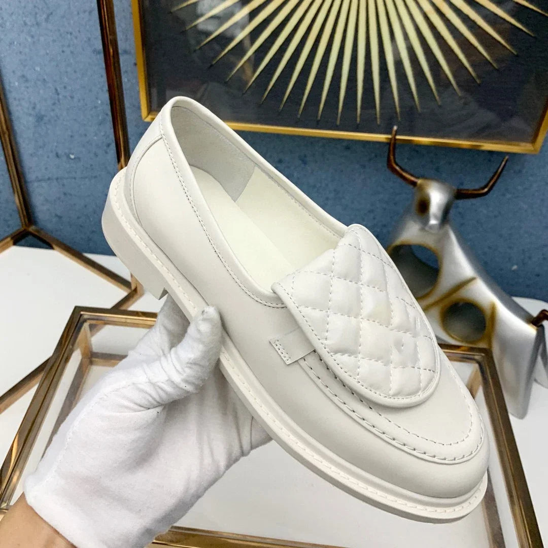 Herrskor Retro Läder Finskor för Formella och Avslappnade Tillfällen-2