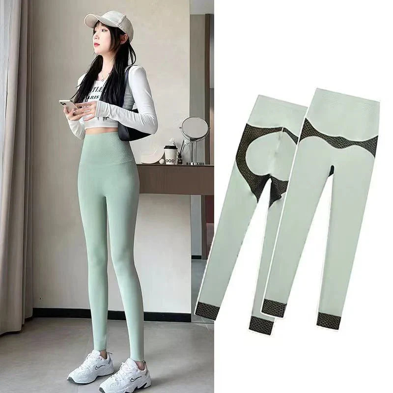 Variant image for Damleggings Hög Midja Sömlös Spandex Nylon-9