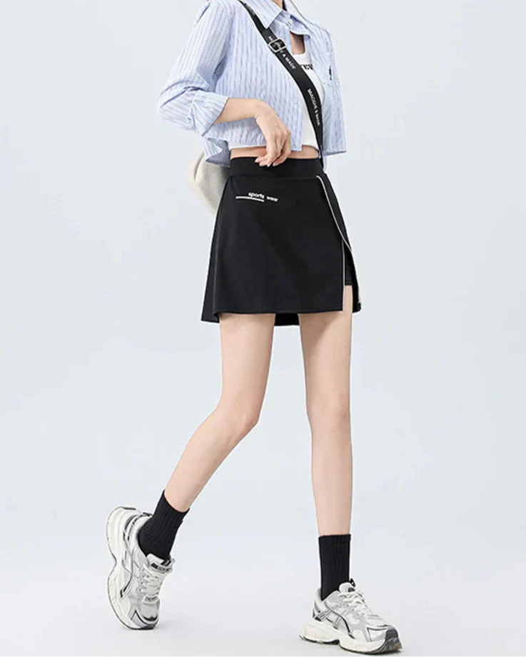 Dam Mini Kjol Modern Nylon Spandex-4