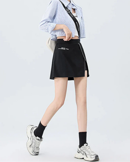 Dam Mini Kjol Modern Nylon Spandex-4