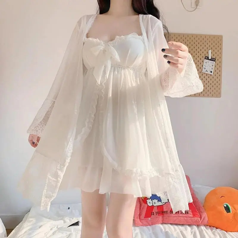 Dam Nattklänning med V-Hals i Mjuk Polyester - Lång och Enfärgad för Komfort och Stil 5