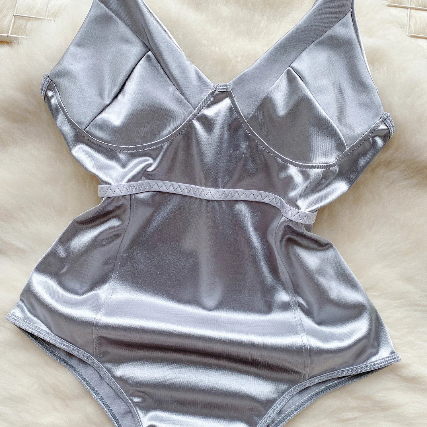 Dam Bodysuit Enkel Design Polyester 5