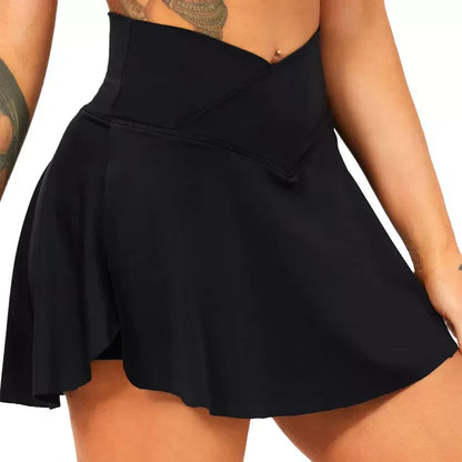 Dam Skort Trendig Polyester Spandex-2