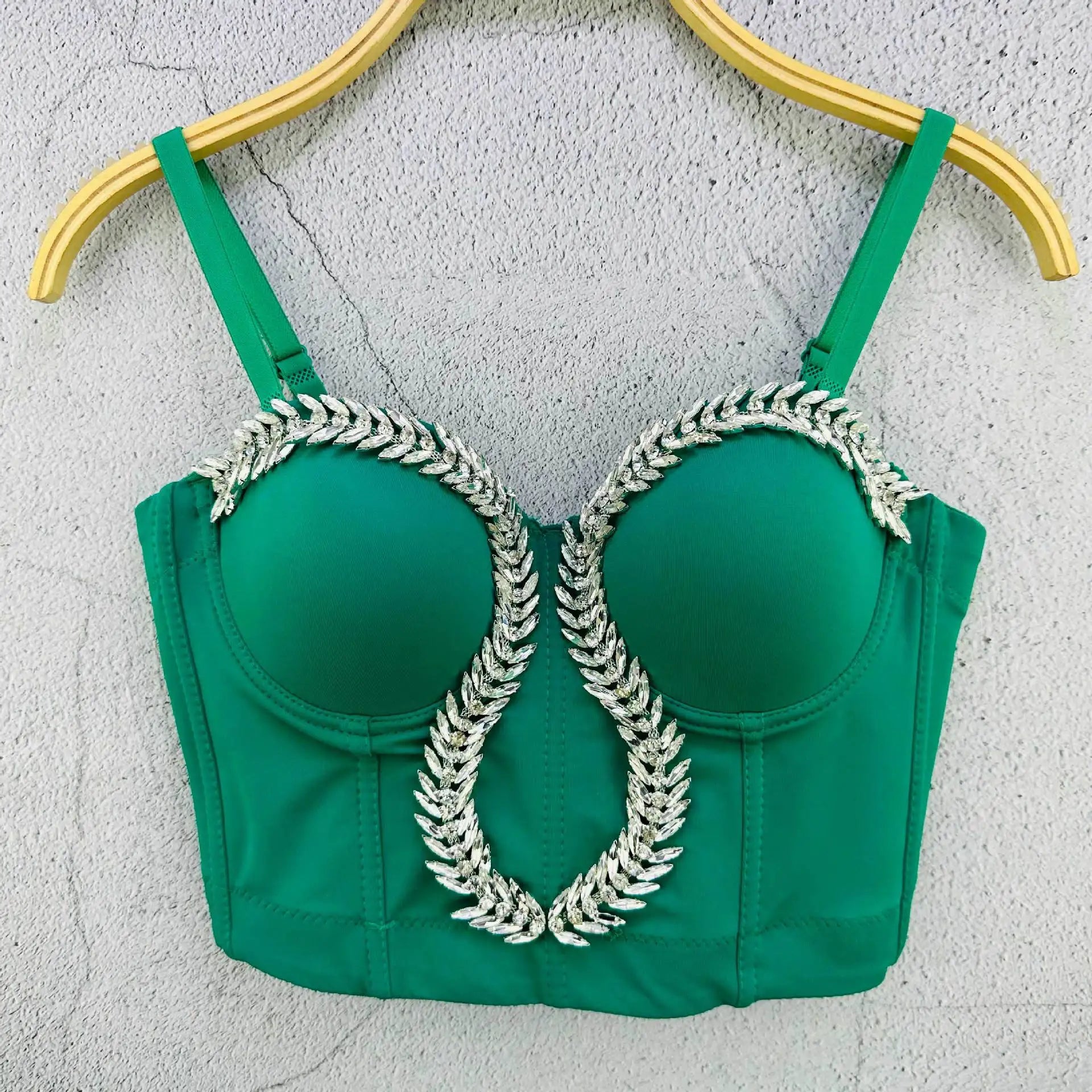 Variant image for Dam Bustier Monokrom Pärldekoration Polyester-21