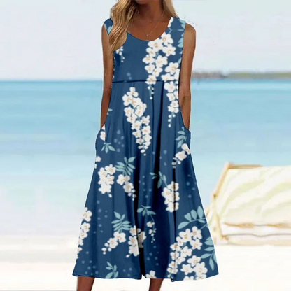 Variant image for Kvinnors Avslappnad Klänning Polyester Elegant Design-2