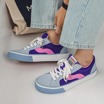 Kvinnors Sneakers Andningsbart Syntetiskt Läder Komfortabla Skor-3