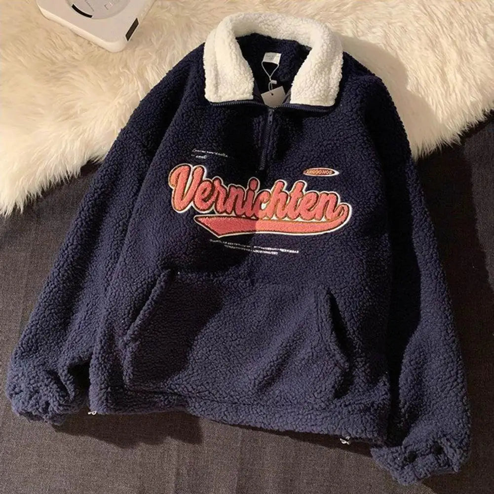 Variant image for Fleecetröja Dam med Broderade Detaljer i Mjuk Polyester-6