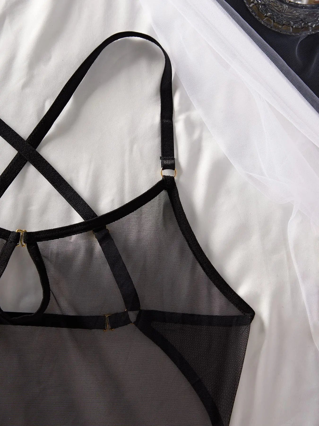 Dam Teddykjol Stretchig Bomullslinne-5