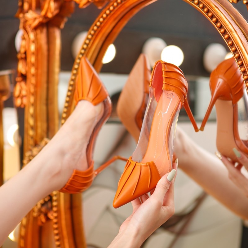 Variant image for Kvinnors Pumpskor Spetsig Tå Satin-3