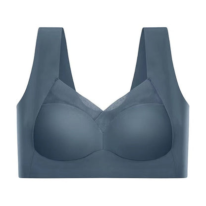 Dam Push Up Behå Sömlös Nylon för Komfort och Stöd-3
