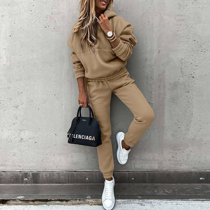 Mjuk Andningsbar Joggingdräkt för Dam - Höst och Vinter, Flera Storlekar, Komfortabel och Fashionabel Design 3