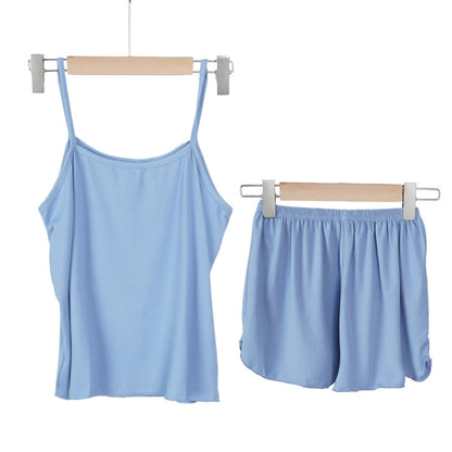 Variant image for Dam Pyjamas Set Cami och Kortbyxor Nylon Spandex-6