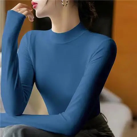 Herr T-shirt Långärmad Månsken Design Bomullsblandning 9