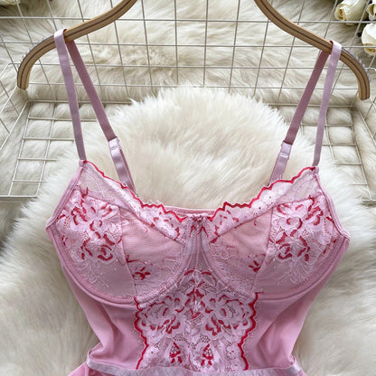 Dam Bodysuit Imponerande Design Polyester-3