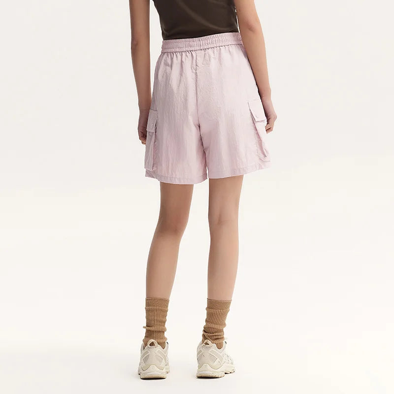 Avslappnade Dam Lastshorts i Bomull med Elastiskt Midjeband och Praktiska Fickor – S, M, L, XL 3