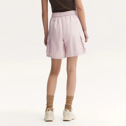 Avslappnade Dam Lastshorts i Bomull med Elastiskt Midjeband och Praktiska Fickor – S, M, L, XL 3