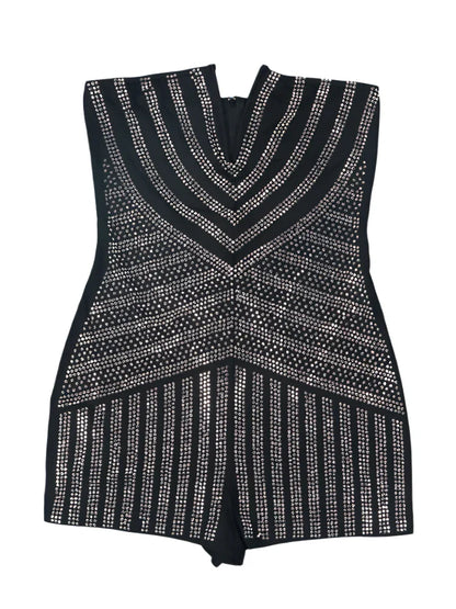 Dam Jumpsuit Elegant med Glittrande Detaljer Polyester-1